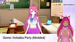 Vtuber Lewdneko Plays Koikatsu Party Part Two