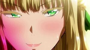 Blonde with big tits in hentai action.