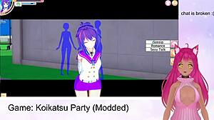 Vtuber Lewdneko Plays Koikatsu Party Part Two