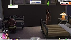Watch the best from the animated porn series with this Sims sex video