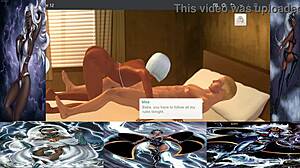 Yareel’s animated deepthroat in animated porn