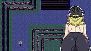 Blonde Virgin Loses It in Dark Night Flash