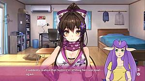 Ninja anime big tits getting cute girl