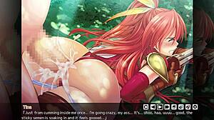 Tina's erotic anime adventure
