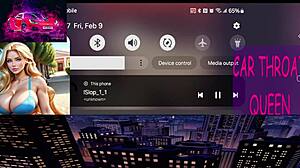 Car Throat 2 - Blonde Sloppy Deepthroat Blowjob in Car