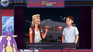 Summertime Saga Part 12 with Goth Teacher and Big Tits