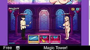 Exploring the magic tower in this X-Men game