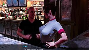 In Fashionbusiness Episode 1 Part 60, The Character Gets Hired At A Local Bar In This 3D Game Adventure.