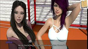 i'm playing basketball with shauna.